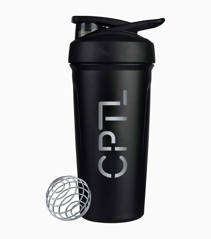 Stainless Steel Blender Bottle - Strada Flip