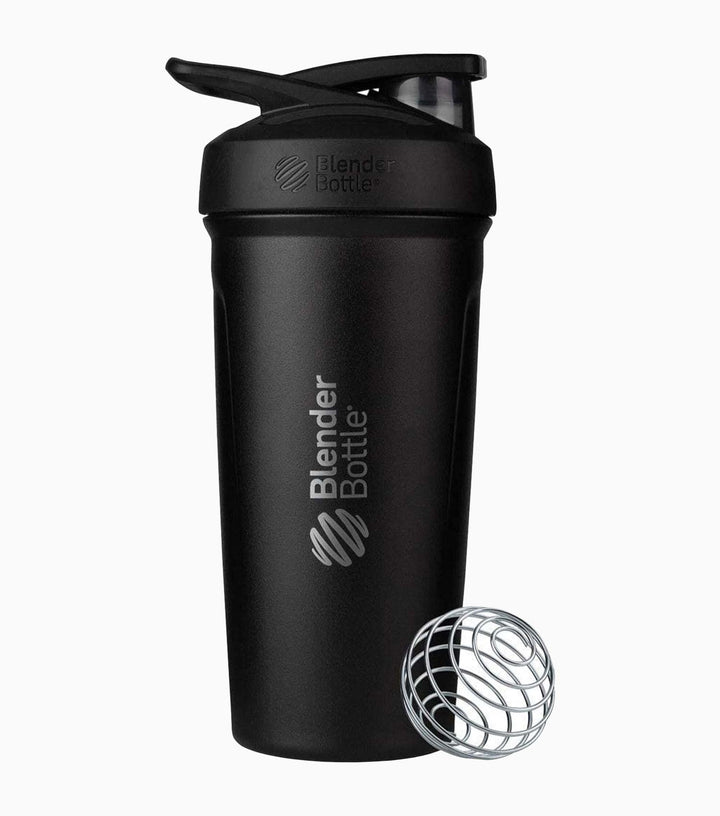 Stainless Steel Blender Bottle - Strada Flip