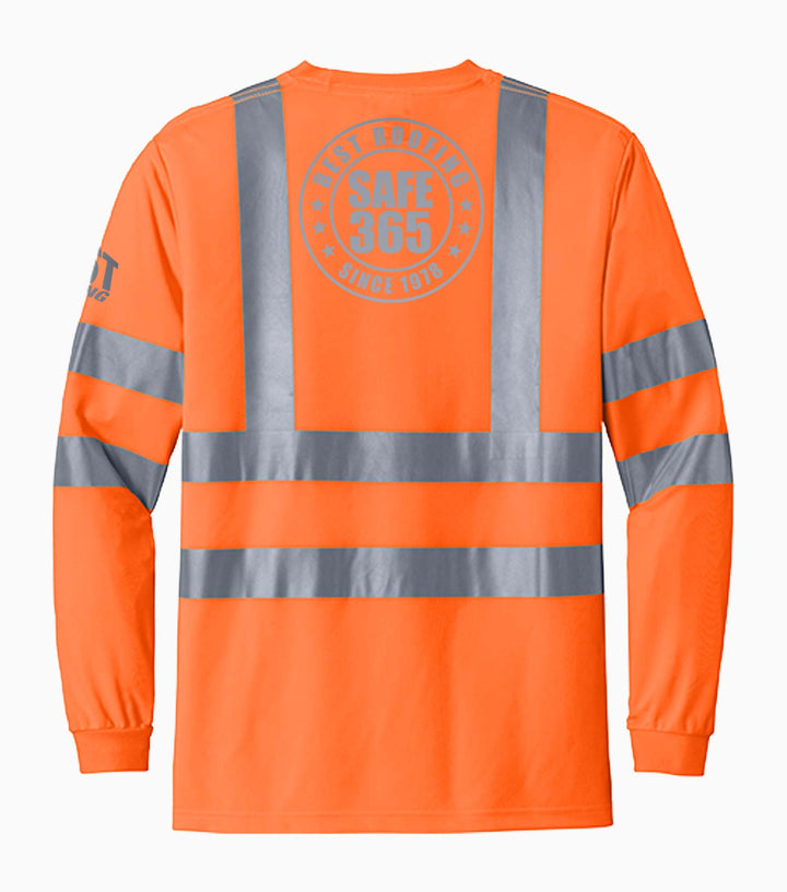 ANSI 107 Class 3 Long Sleeve Snag-Resistant Reflective T-Shirt