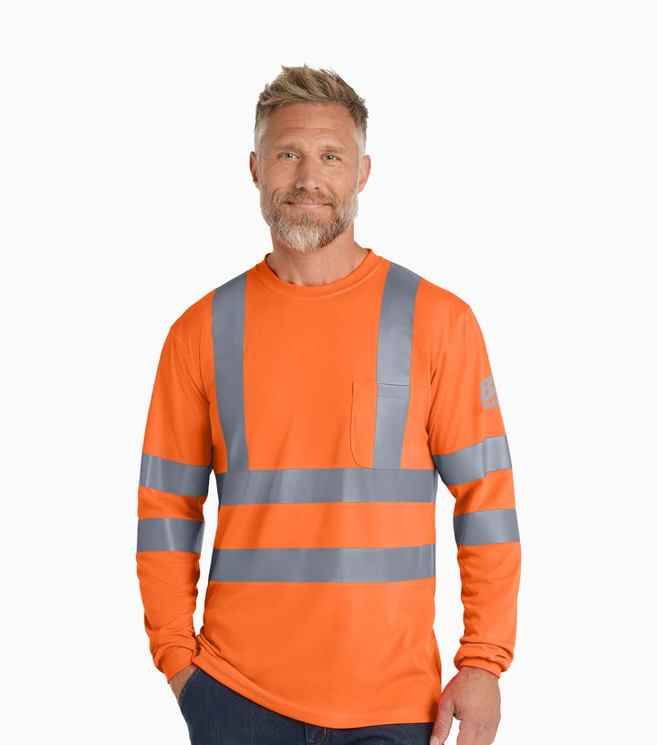 ANSI 107 Class 3 Long Sleeve Snag-Resistant Reflective T-Shirt