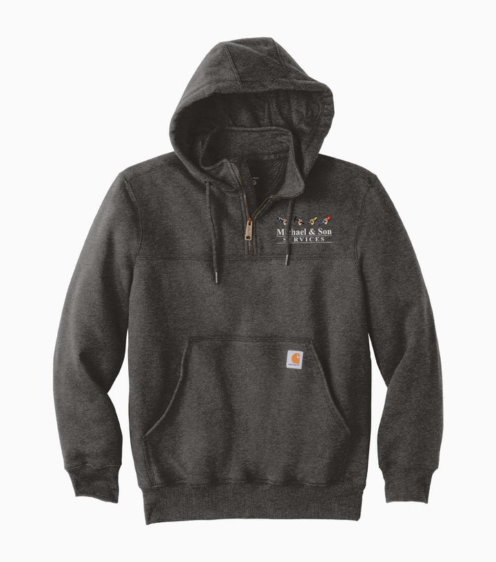 Rain Defender Paxton Heavyweight Hooded Zip Mock Sweatshirt