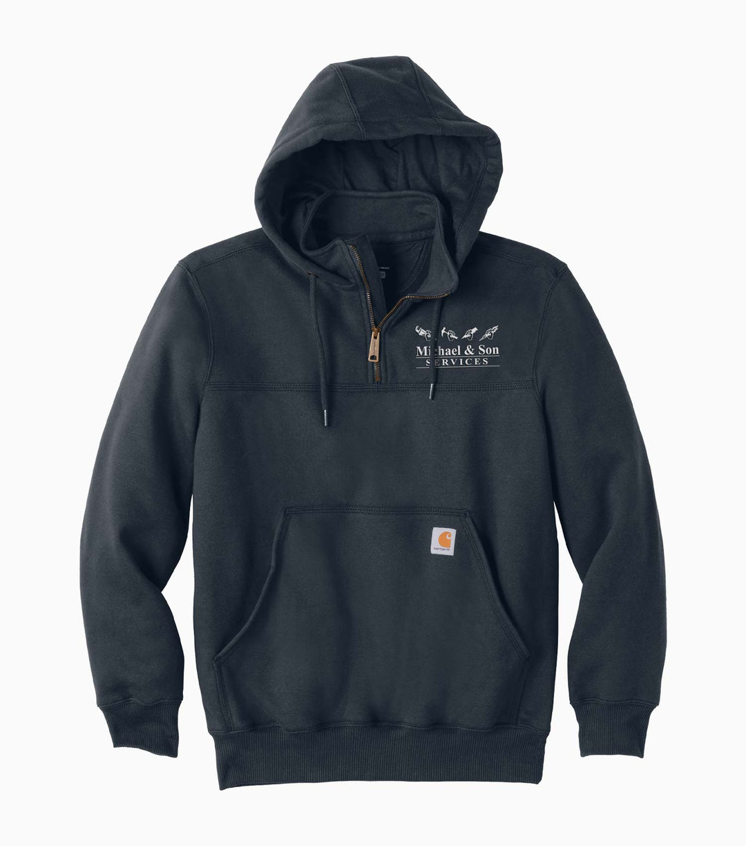 Rain Defender Paxton Heavyweight Hooded Zip Mock Sweatshirt