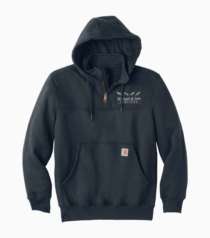 Rain Defender Paxton Heavyweight Hooded Zip Mock Sweatshirt