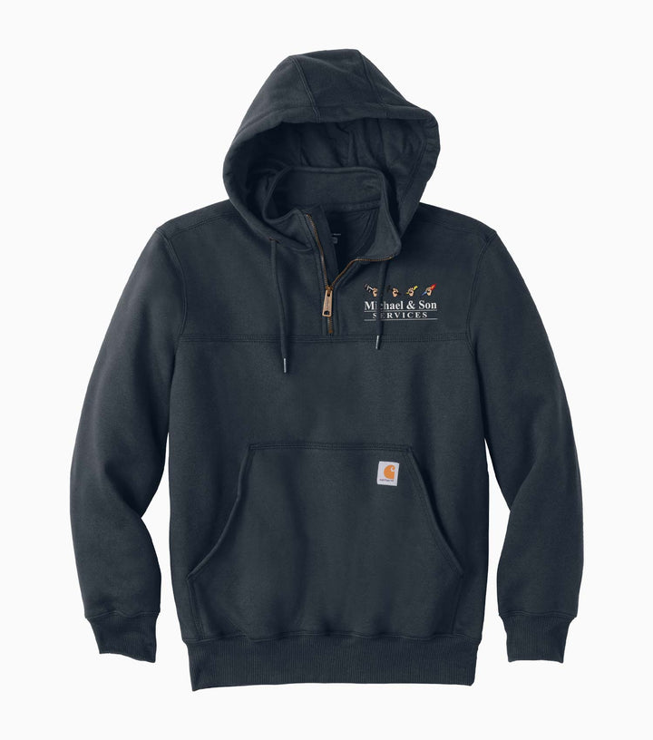 Rain Defender Paxton Heavyweight Hooded Zip Mock Sweatshirt