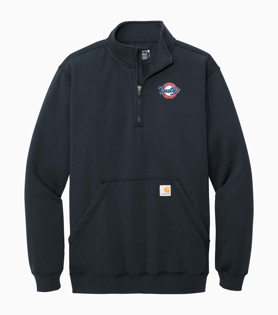 Midweight 1/4-Zip Mock Neck Sweatshirt