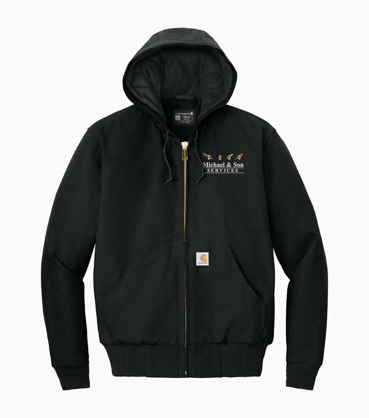 Quilted-Flannel-Lined Duck Active Jac