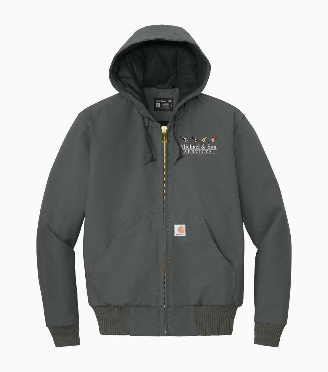 Quilted-Flannel-Lined Duck Active Jac