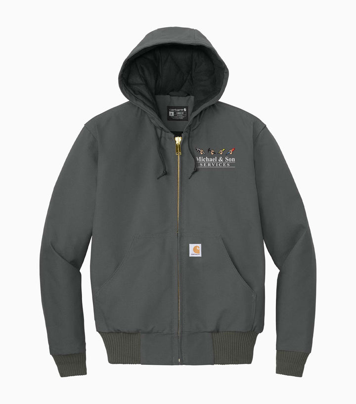 Quilted-Flannel-Lined Duck Active Jac