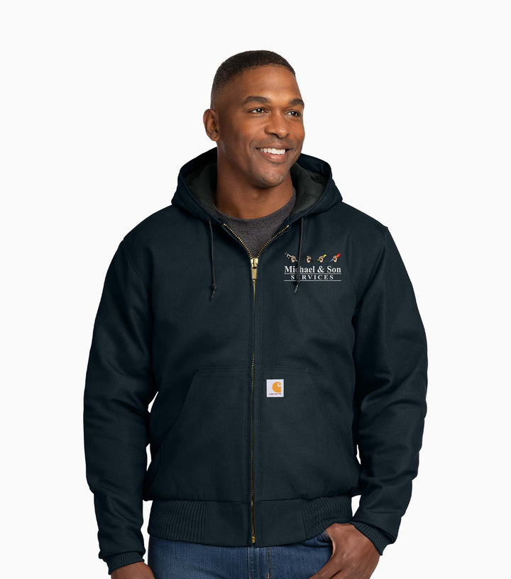 Quilted-Flannel-Lined Duck Active Jac