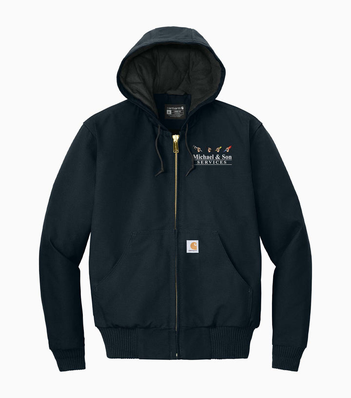 Quilted-Flannel-Lined Duck Active Jac