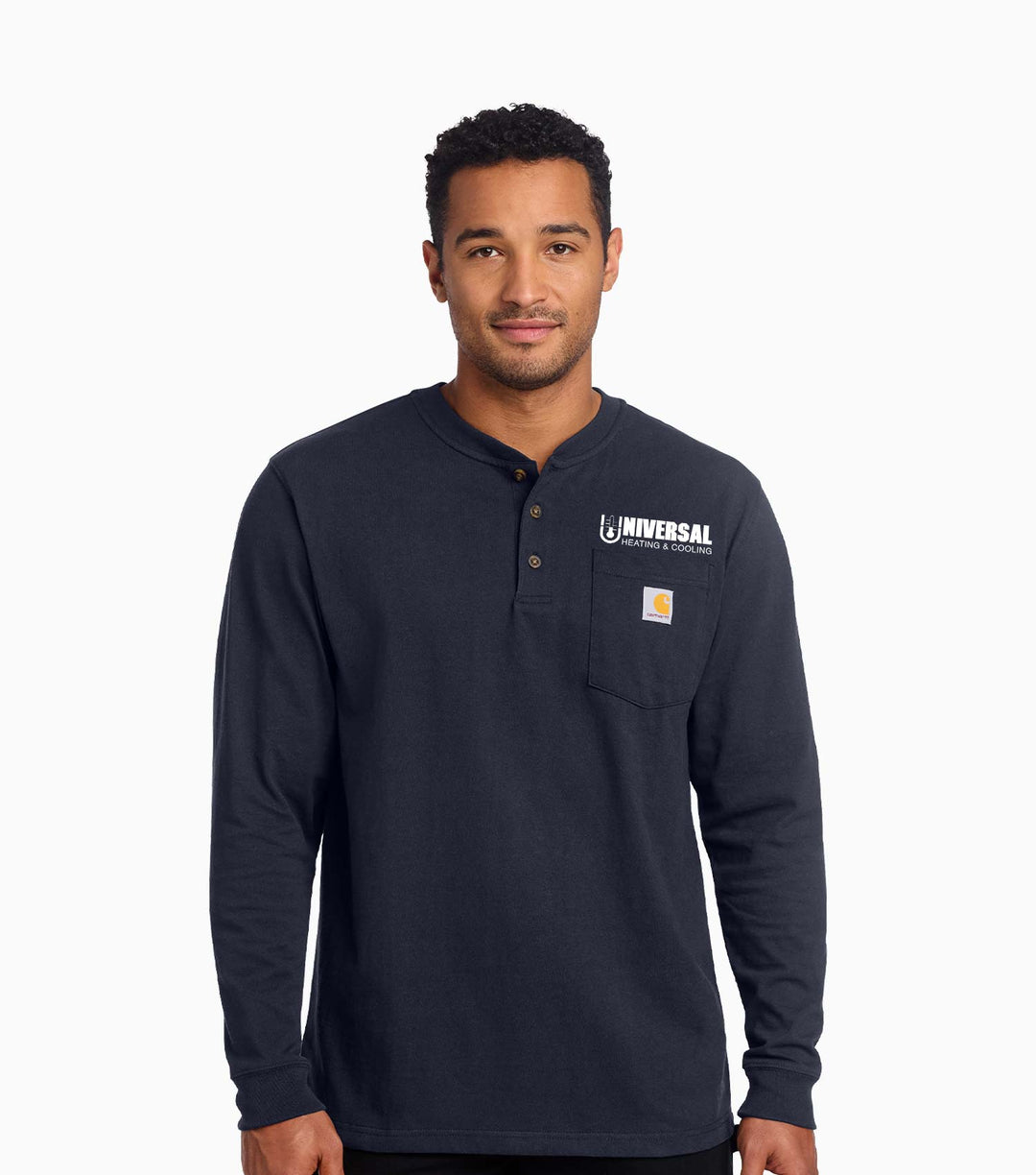 Long Sleeve Henley T-Shirt