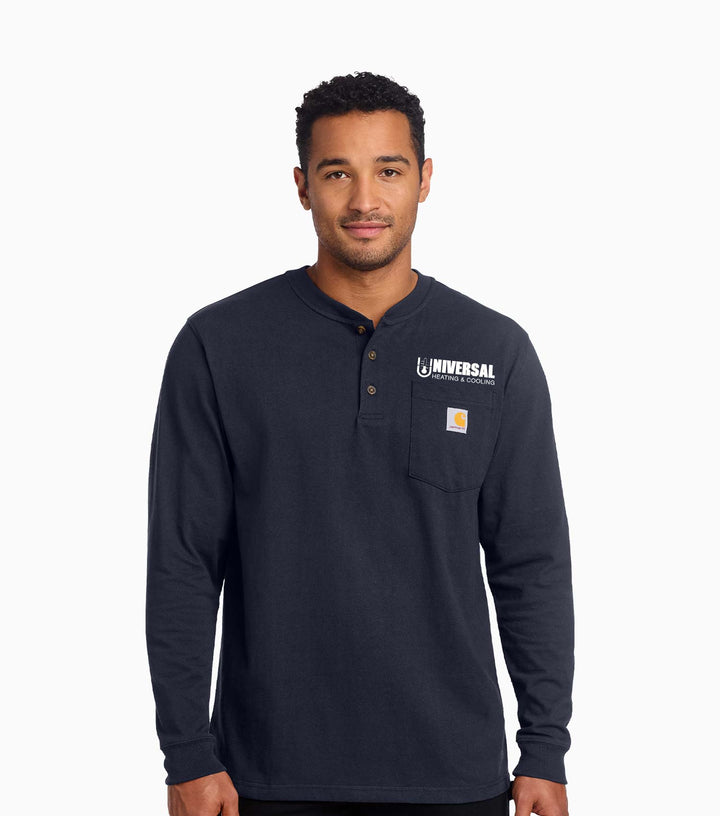 Long Sleeve Henley T-Shirt