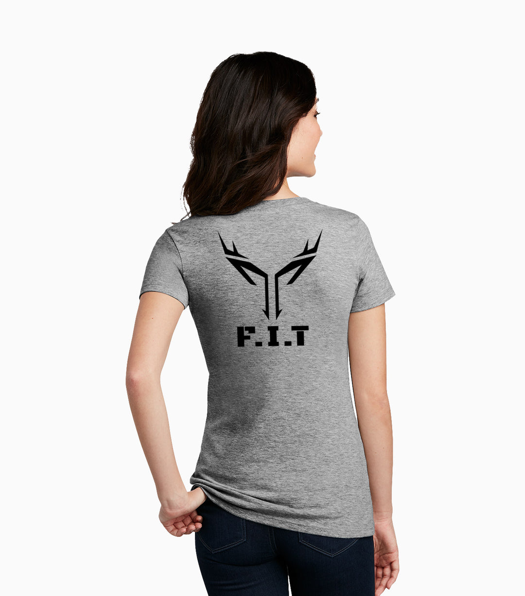 Ladies Perfect Blend CVC V-Neck Tee