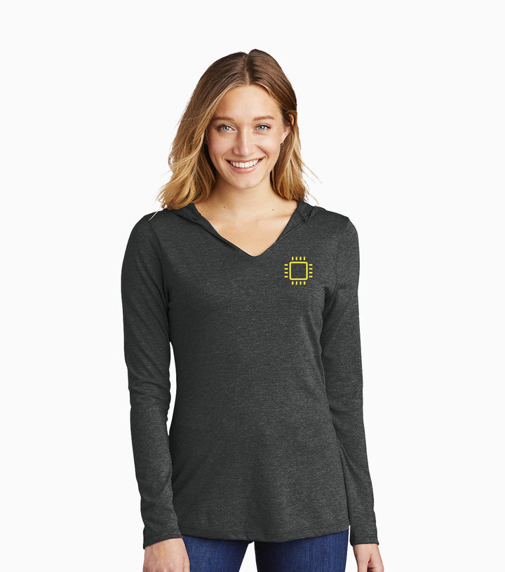 Ladies Perfect Tri Long Sleeve Hoodie