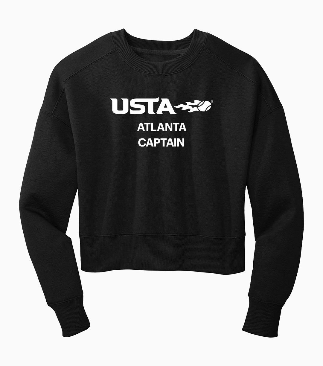 Ladies Perfect Weight Fleece Cropped Crew