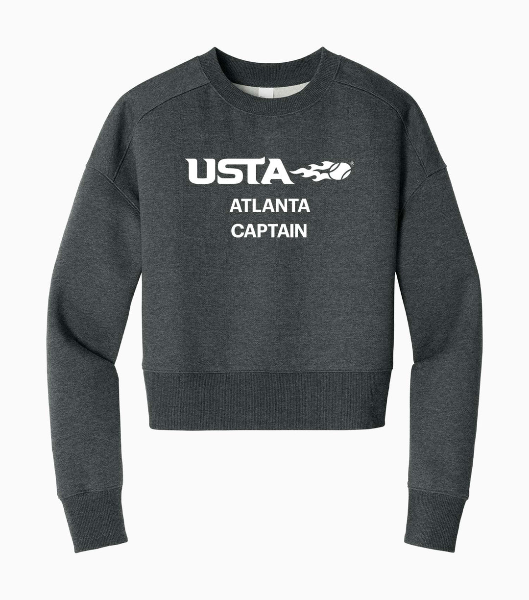 Ladies Perfect Weight Fleece Cropped Crew