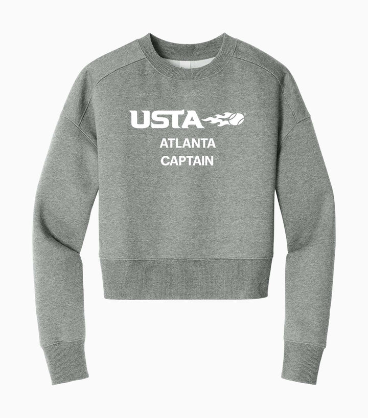 Ladies Perfect Weight Fleece Cropped Crew