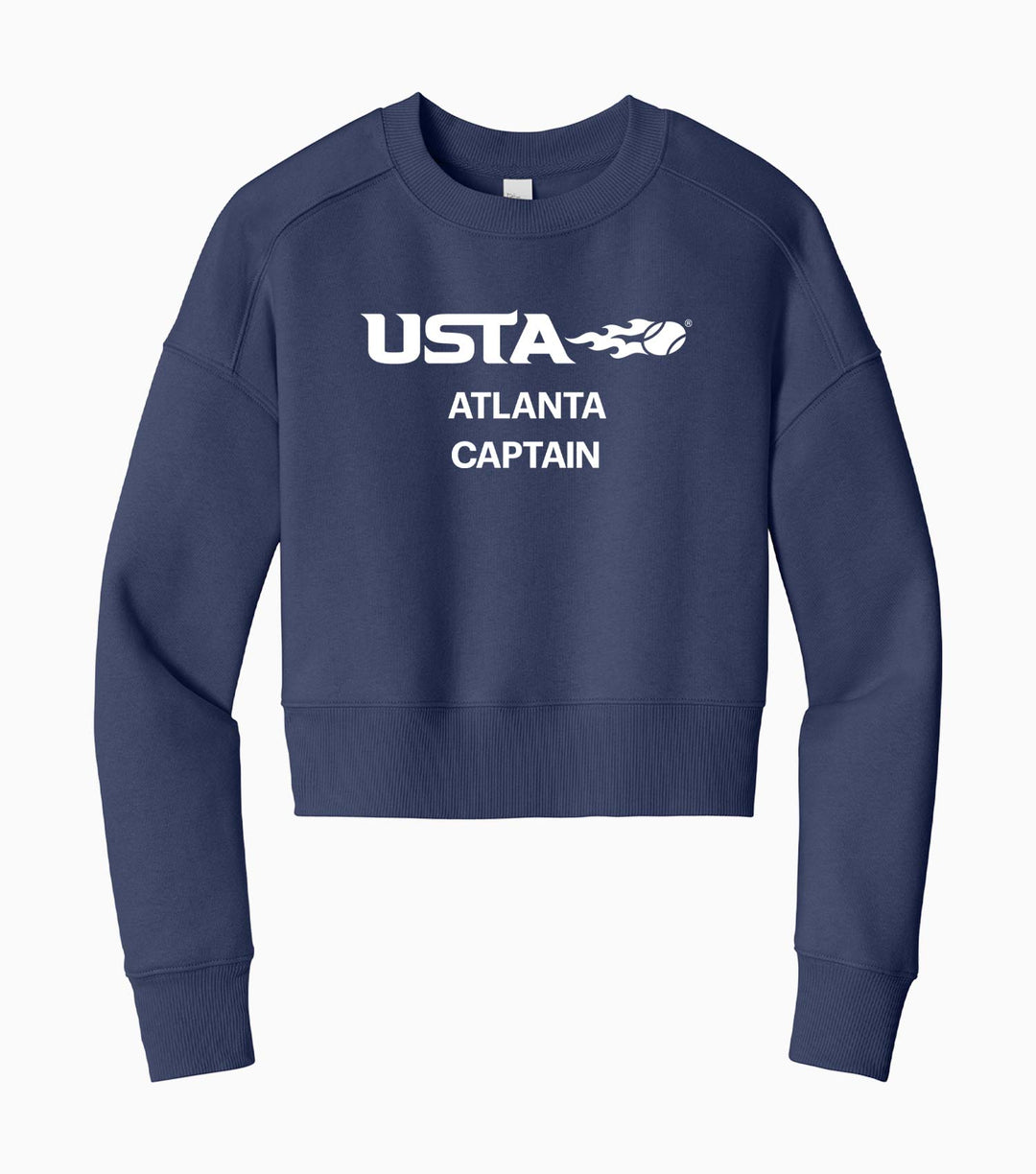 Ladies Perfect Weight Fleece Cropped Crew