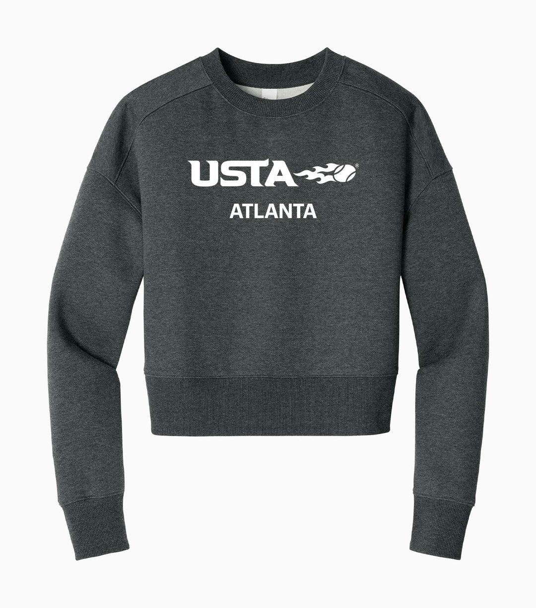 Ladies Perfect Weight Fleece Cropped Crew