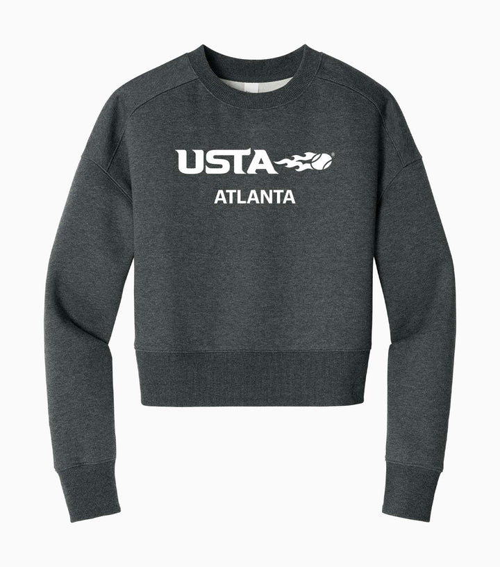 Ladies Perfect Weight Fleece Cropped Crew
