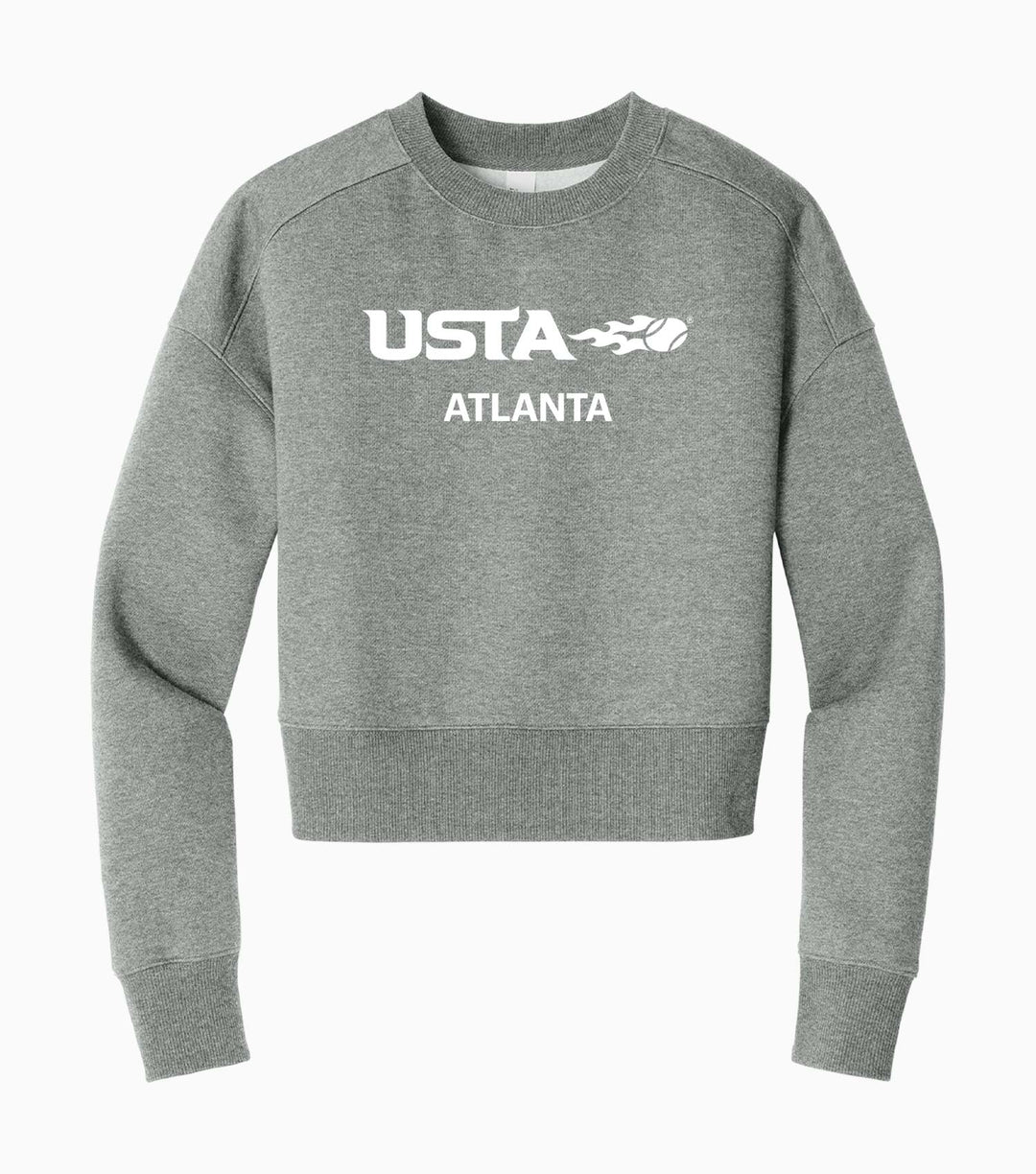 Ladies Perfect Weight Fleece Cropped Crew