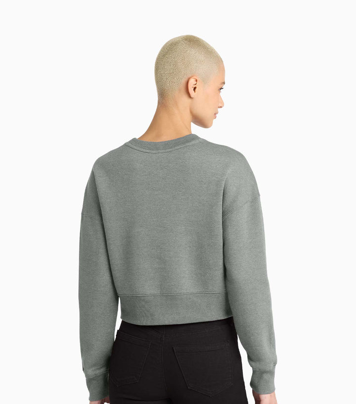 Ladies Perfect Weight Fleece Cropped Crew