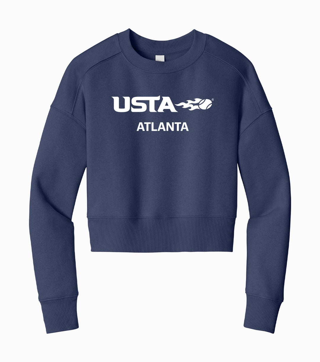 Ladies Perfect Weight Fleece Cropped Crew