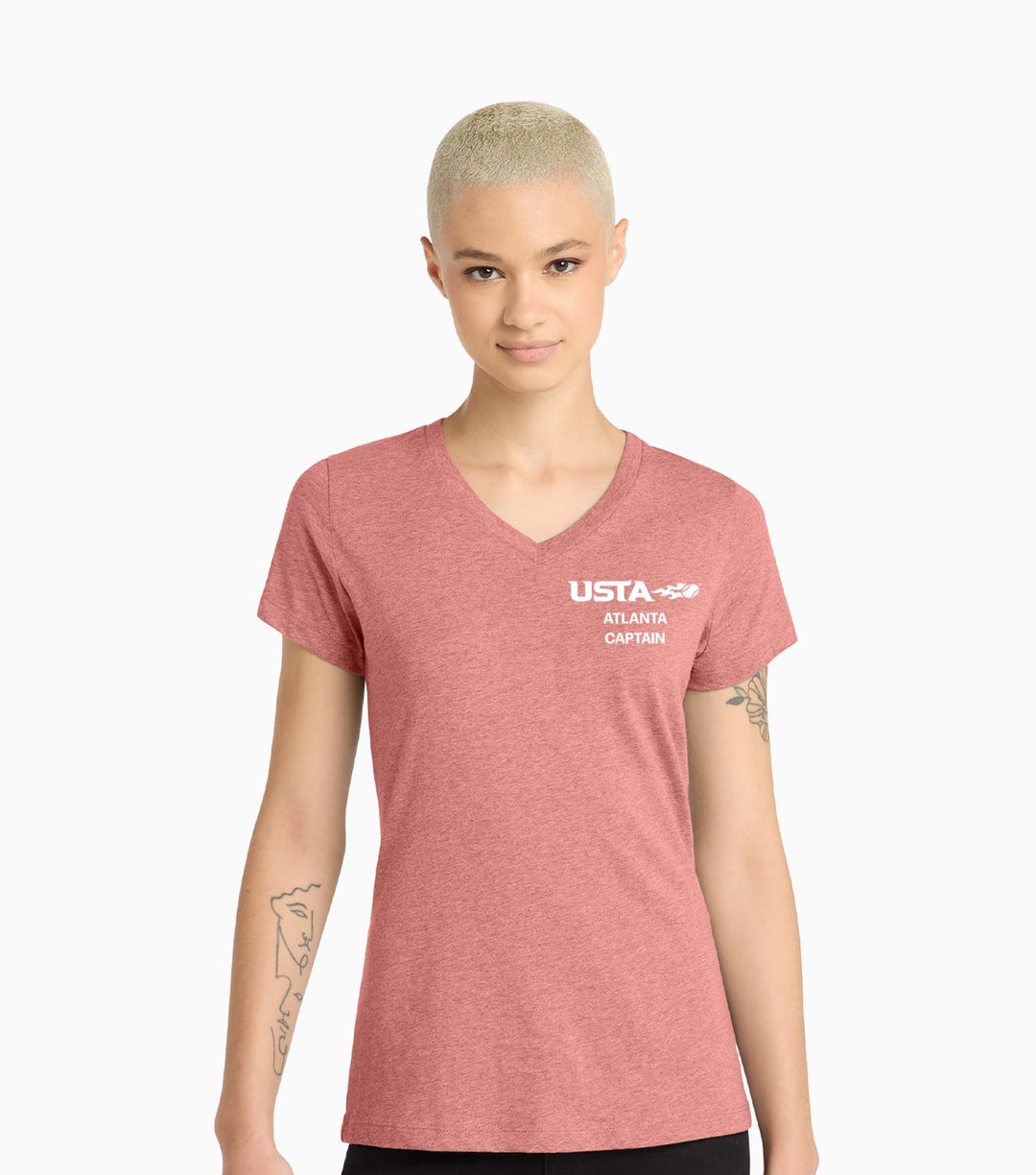 Ladies Perfect Blend CVC V-Neck Tee