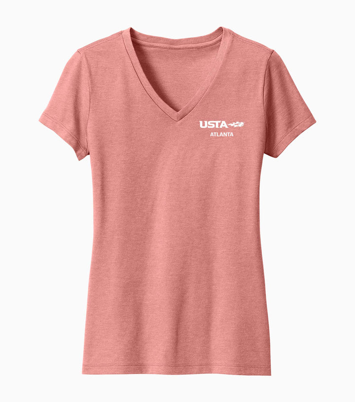Ladies Perfect Blend CVC V-Neck Tee