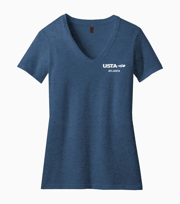 Ladies Perfect Blend CVC V-Neck Tee
