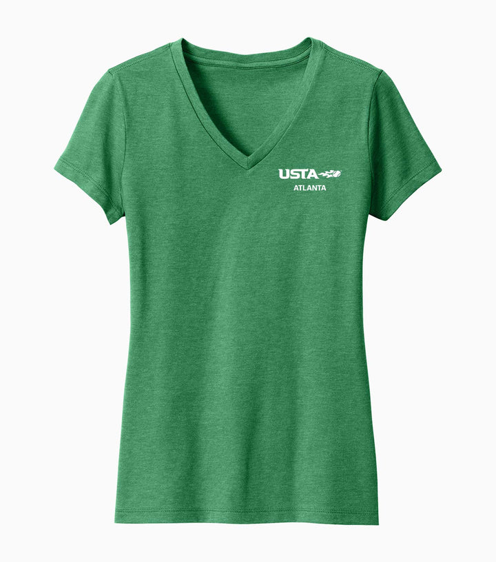 Ladies Perfect Blend CVC V-Neck Tee