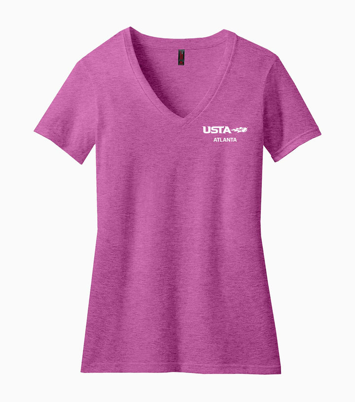 Ladies Perfect Blend CVC V-Neck Tee