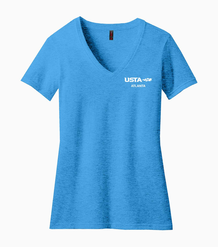 Ladies Perfect Blend CVC V-Neck Tee