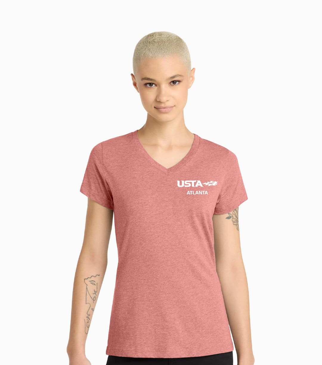 Ladies Perfect Blend CVC V-Neck Tee