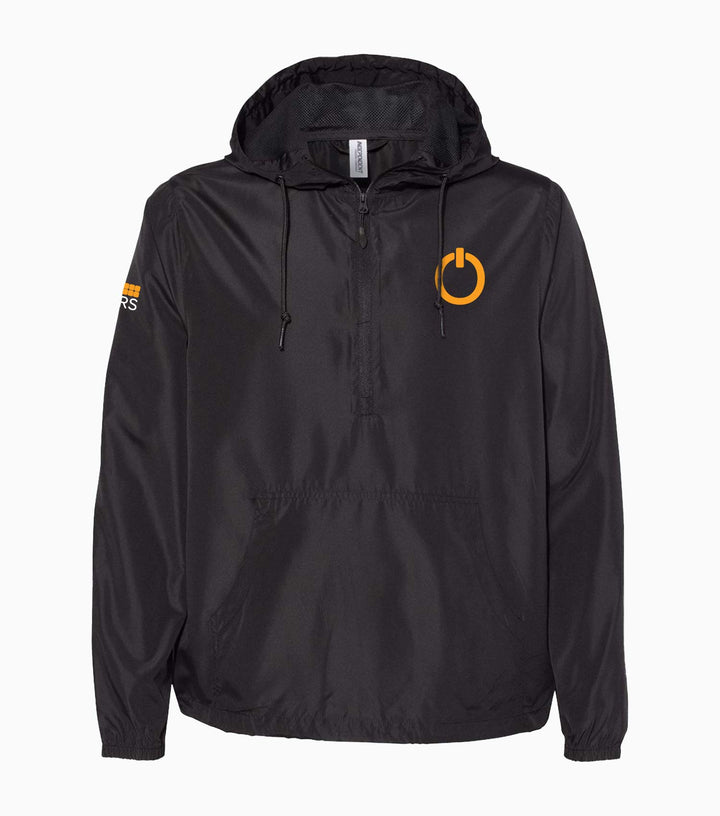 Unisex Lightweight Quarter-Zip Windbreaker Pullover Jacket