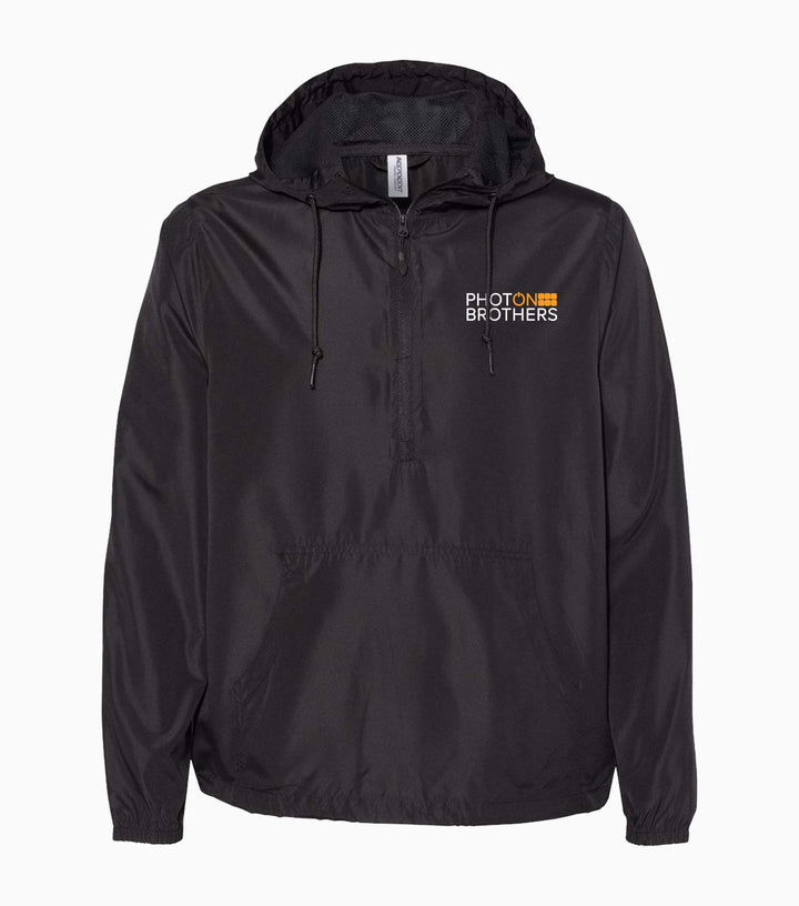 Unisex Lightweight Quarter-Zip Windbreaker Pullover Jacket