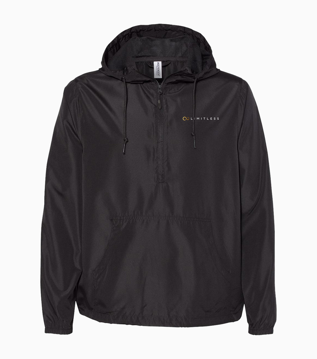 Unisex Lightweight Quarter-Zip Windbreaker Pullover Jacket
