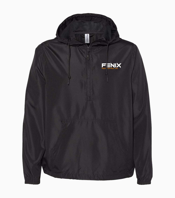 Unisex Lightweight 1/4-Zip Windbreaker Pullover Jacket