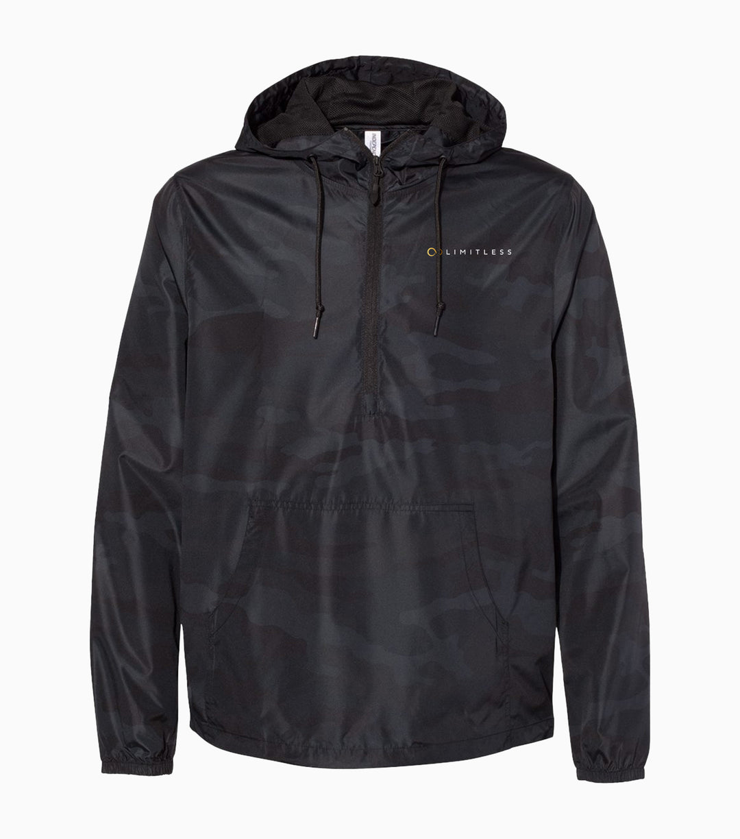 Unisex Lightweight Quarter-Zip Windbreaker Pullover Jacket