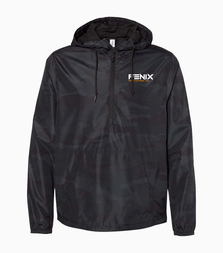 Unisex Lightweight 1/4-Zip Windbreaker Pullover Jacket
