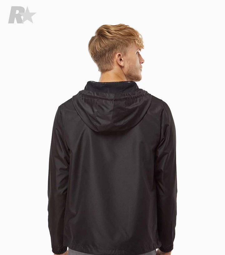 Lightweight 1/4-Zip Windbreaker Pullover Jacket