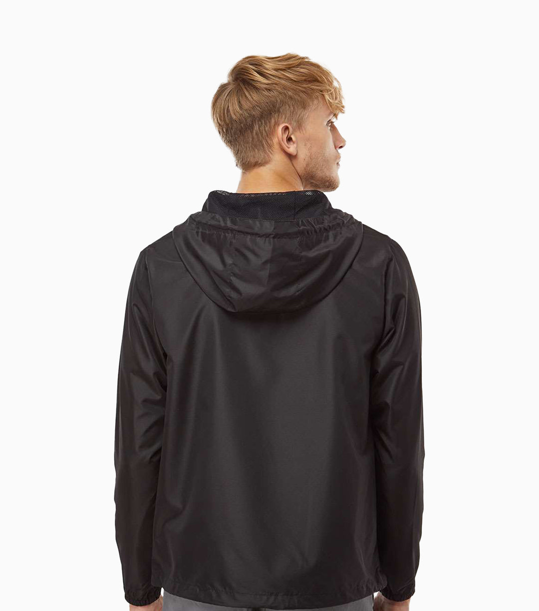 Unisex Lightweight Quarter-Zip Windbreaker Pullover Jacket