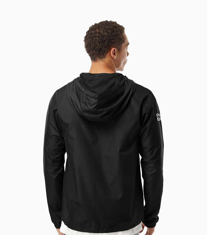 Lightweight Windbreaker Full-Zip Jacket