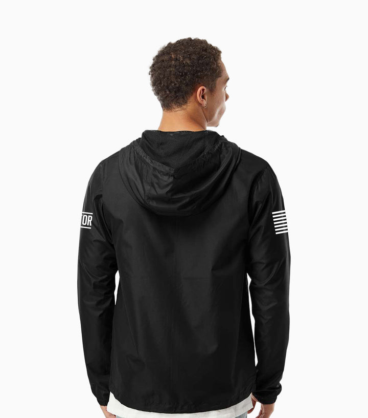 Lightweight Windbreaker Full-Zip Jacket