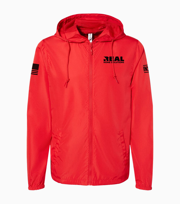 Lightweight Windbreaker Full-Zip Jacket