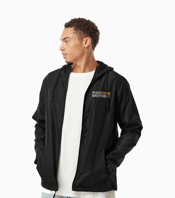 Lightweight Windbreaker Full-Zip Jacket