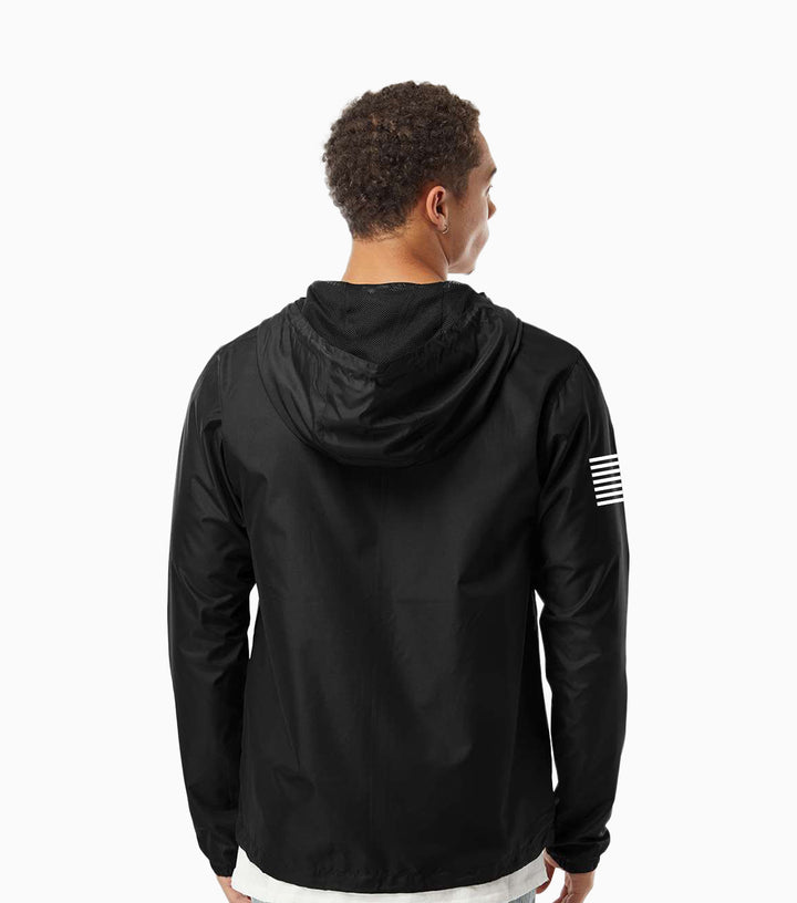 Lightweight Windbreaker Full-Zip Jacket