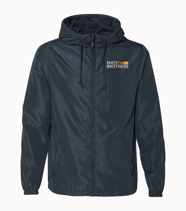 Lightweight Windbreaker Full-Zip Jacket