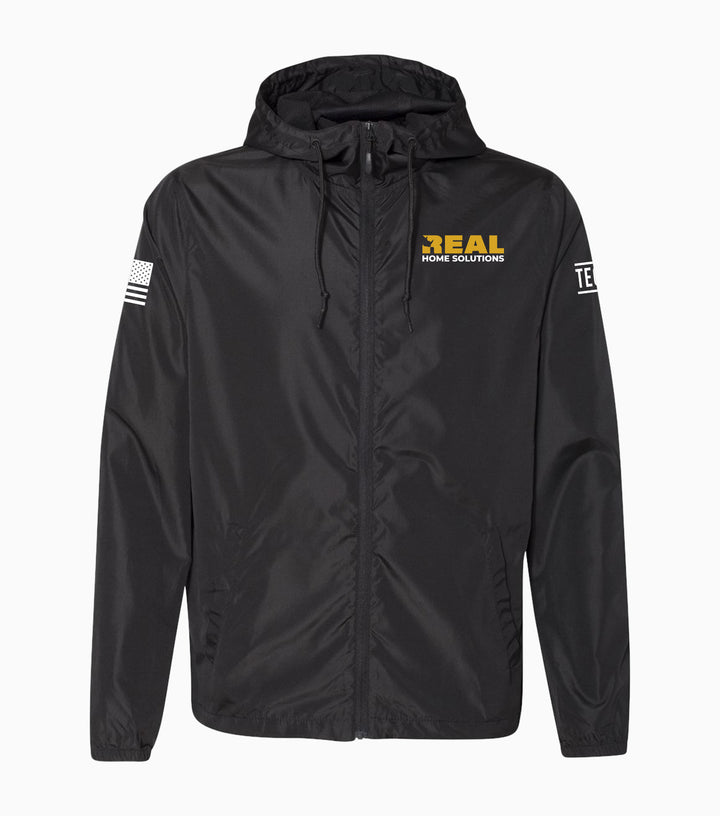 Lightweight Windbreaker Full-Zip Jacket