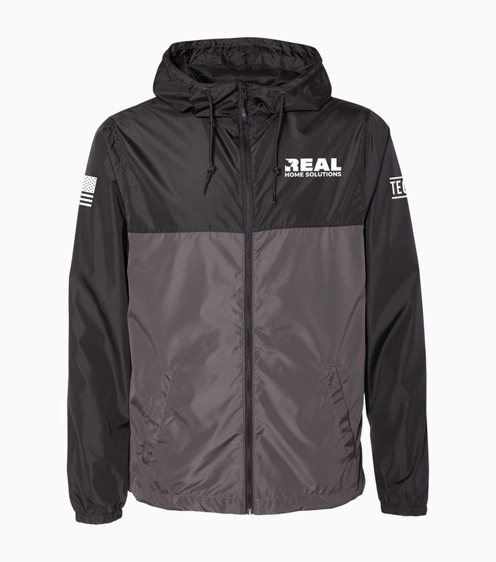 Lightweight Windbreaker Full-Zip Jacket
